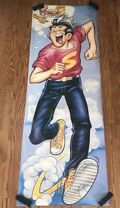 Póster original vintage de los cómics de Archie 1987 Jughead Pinup Hot Dog papas fritas - Imagen 1 de 9