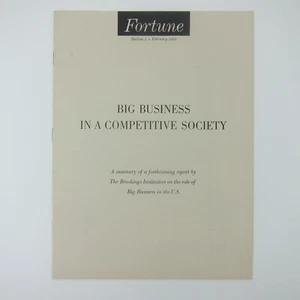Grande impresa in una società competitiva rapporto di sintesi The Brookings Institution - Foto 1 di 10