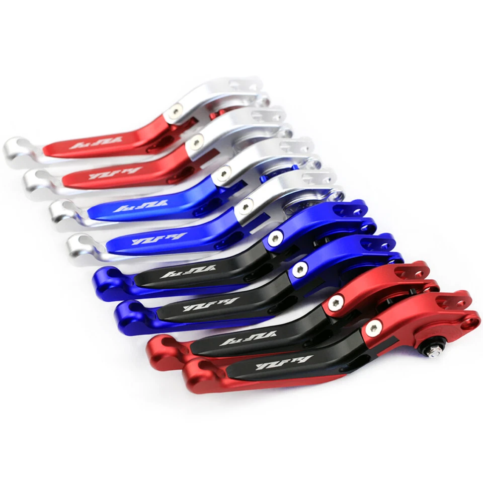 可调式制动离合器杆 适用于 YAMAHA YZF R1 YZFR1 YZF-R1 折叠 可扩展 — 第 1/4 张图片