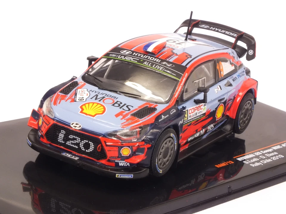 Hyundai I20 WRC Rally Chile 2019 Loeb-Elena 1:43 IXO RAM713 - Immagine 1 di 1