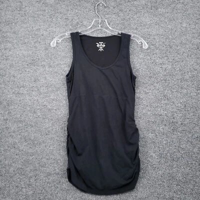 Camiseta sin mangas Reebok para mujer S pequeña negra acanalada cuello redondo sin mangas mezcla de algodón Foto 1 de 4