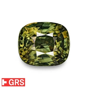 GRS Certified ALEXANDRITE 3.52 Ct. Natural Untreated EYE-CLEAN Cushion EXCLUSIVE - Picture 1 of 6