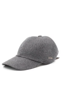 Gorra de béisbol gris cachemir ZEGNA Oasi talla S nueva con etiquetas - Imagen 1 de 4