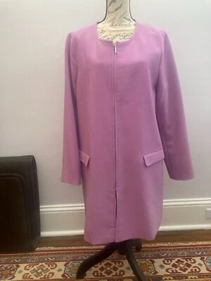  "ALFANI" - CHAQUETA/ABRIGO.  ¡Classy!  Orquídea.  Talla L Mujer Foto 1 de 2