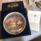 Bradford Terry Redlin 120th Christmas Decor Collector Plate Trimming The Tree