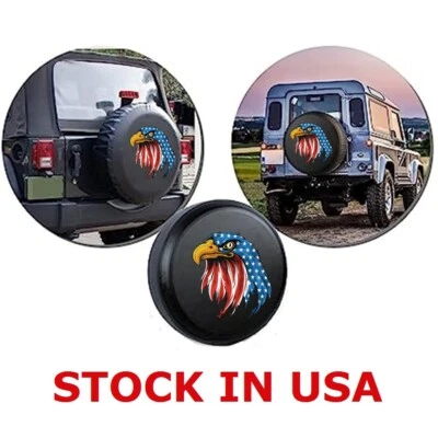 Faça você mesmo 16" tampa de pneu tampa de roda sobressalente 75CM-79CMSun protetor à prova de poeira Eagle - Imagem 1 de 4