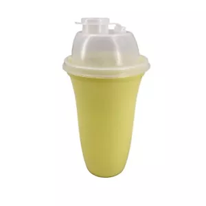 Tupperware Quick Shake Gravy Drink Mixer Blender Shaker Yellow Vintage - Picture 1 of 14