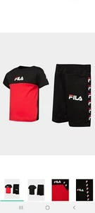 Fila repeat logo tshirt /short infant set 18-24MTH . NEW - Picture 1 of 1
