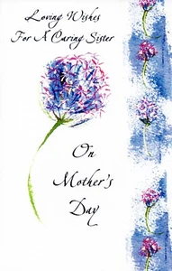 Loving MOTHER'S DAY Card FOR SISTER, Wonderful Woman by PS Greetings + Envelope - Picture 1 of 4