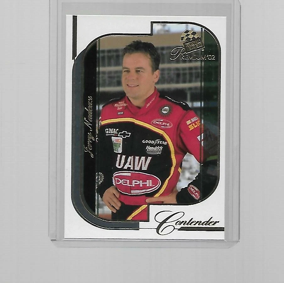 2002 PRESS PASS PREMIUM RACING JERRY NADEAU #21 - Image 1 of 1