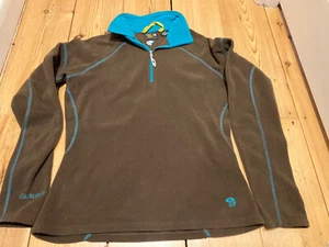 Ladies Mountain Hardwear 1/4 zip fleece, Size M, Chocolate brown, Used - Picture 1 of 6