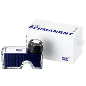 Montblanc Fountain Pen Ink Permanent Blue Ink Inkwell New In Box 60ml - Picture 1 of 1