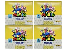 Lot of (4) 2022 Panini Super Mario Trading Cards Factory Sealed Booster Boxes