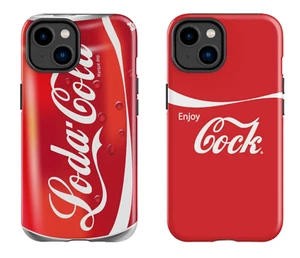 Cola Cola Handyhülle personalisieren bedruckt & kompatibel mit allen Handyhüllen - Bild 1 von 3