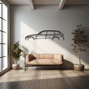 Metal Wall Decor for BMW F31, Custom car Silhouette, Metal Wall Art, Garage sign - Picture 1 of 5