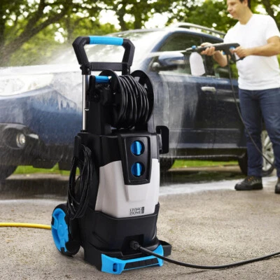 FURNITURE-BASE-ONLINE 2500W Pressure Washer High Performance Power Washer for Workshops, Patios, Cars