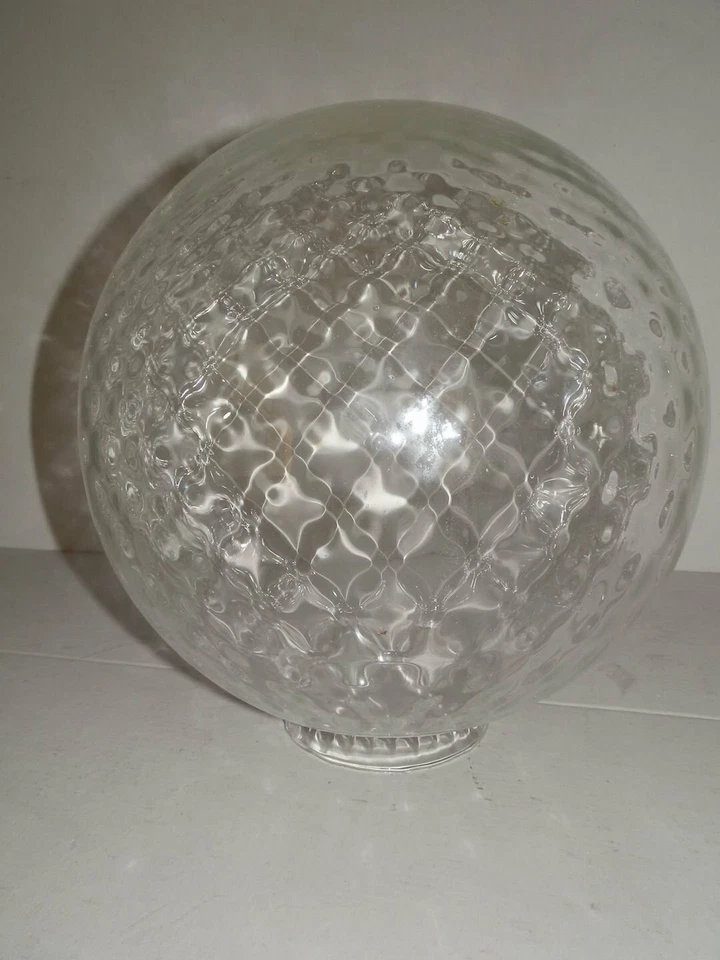 Sphère Boule Verre de Rechange pour Lampadaires Intérieur Extérieur Transparent