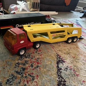 VINTAGE 1976 TONKA AUTO LKW SCHLEPPER TRANSPORTER PRESSSTAHL SPIELZEUG HERGESTELLT IN DEN USA SCHÖN - Bild 1 von 8