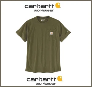 Carhartt 106652 Workwear Taschen T-Shirt Force™ Relaxed Fit Dark Bronzed Green - Bild 1 von 1