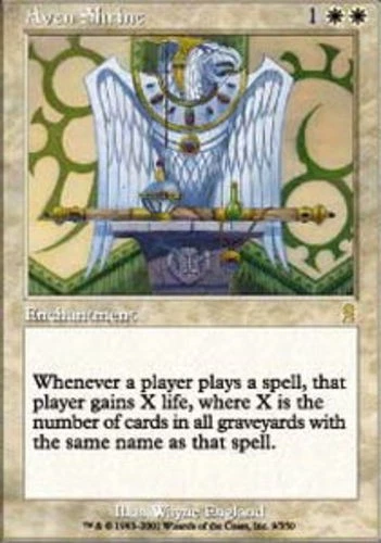 Aven Shrine ~ Damaged Odyssey MTG Magic UltimateMTG White Card - Image 1 of 1