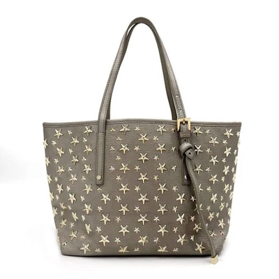 Bolso de Mano Jimmy Choo Sasha S 21cmx24cmx15cm Star Studs Caqui Dorado Foto 1 de 4