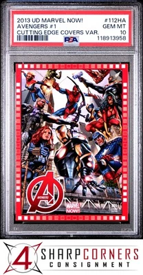 2013 UPPER DECK MARVEL NOW! #112HA AVENGERS #1 PSA 10 - Image 1 of 3