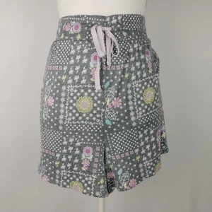 Pantalones cortos de pijama Secret Treasures para dormir Plus 3X (22W-24W) gris floral suave - Imagen 1 de 6