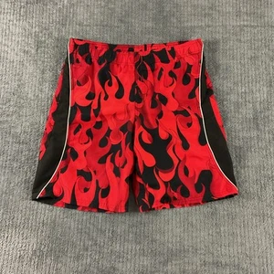 Nike Badehose Herren Large Rot Flammen AOP Shorts Swim Surf Fire Swoosh - Bild 1 von 10