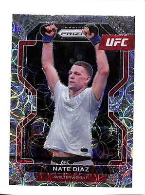 2022 PANINI PRIZM UFC #150 NATE DIAZ BOX SET PRIZM 39/99  - Image 1 of 2
