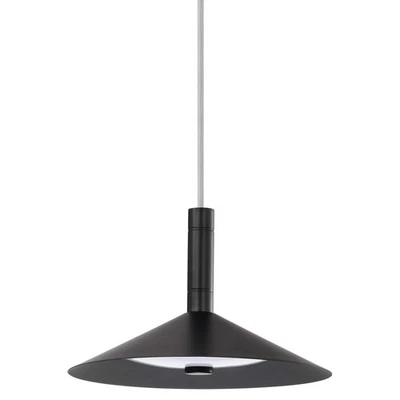 Nuvo Lighting 62/2071 Corrine 10"W Mini Pendant - Black - Image 1 of 4