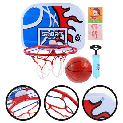  Wandmontierter Basketballkorb Faltbarer Basketballrahmen Ständer Wandhalterung - Bild 1 von 4