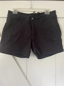 Prana Shorts Damen 8 leichte Outdoor Taschen grau Chino Freizeit - Bild 1 von 5