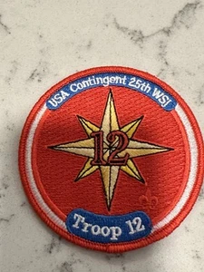 Parche 25º Jamboree Scout Mundial 2023 Corea/Estados Unidos Tropa Contingente 12 - Imagen 1 de 2