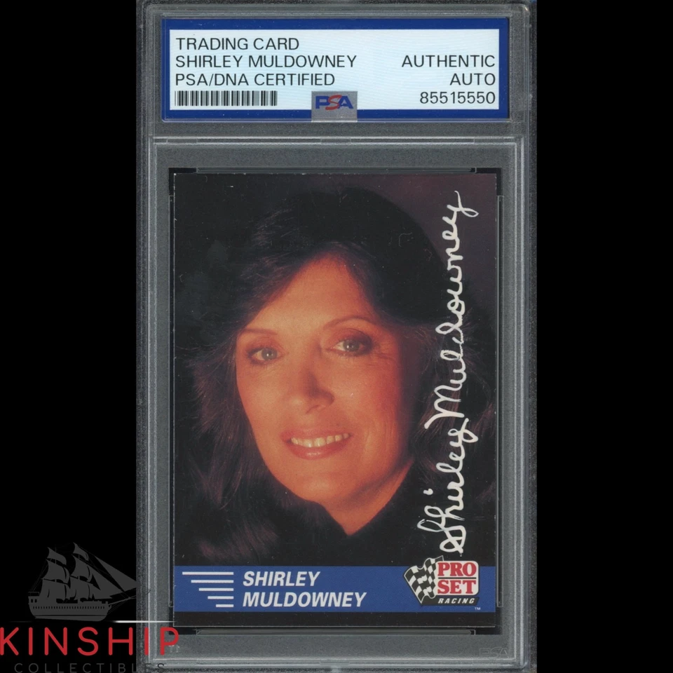 Shirley Muldowney signed 1991 Pro Set Trading Card PSA DNA Slab NHRA Auto C4699 - Image 1 of 1