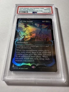 All-Out Assault #405 (Showcase) Tarkir: Dragonstorm Foil PSA 10 GEM MINT - Picture 1 of 3