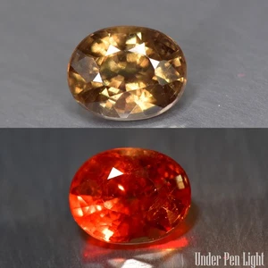 1.15Ct Oval_Lovely 100% Natural Color Change Garnet_Tanzania - Picture 1 of 1