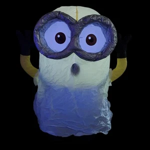 HALLOWEEN Despicable Me GHOST MINION Airblown Inflatable Decor 3.5' Gemmy - Picture 1 of 6