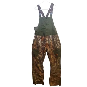 Under Armour Mens Hunting Bibs Realtree Camo Bib Overalls Size Large Camouflage - Picture 1 of 16