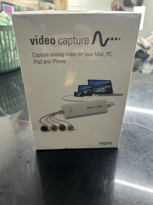 Elgato USB Analog Video Capture Device Mac PC, iPad, iPhone (New Sealed) - Image 1 of 3