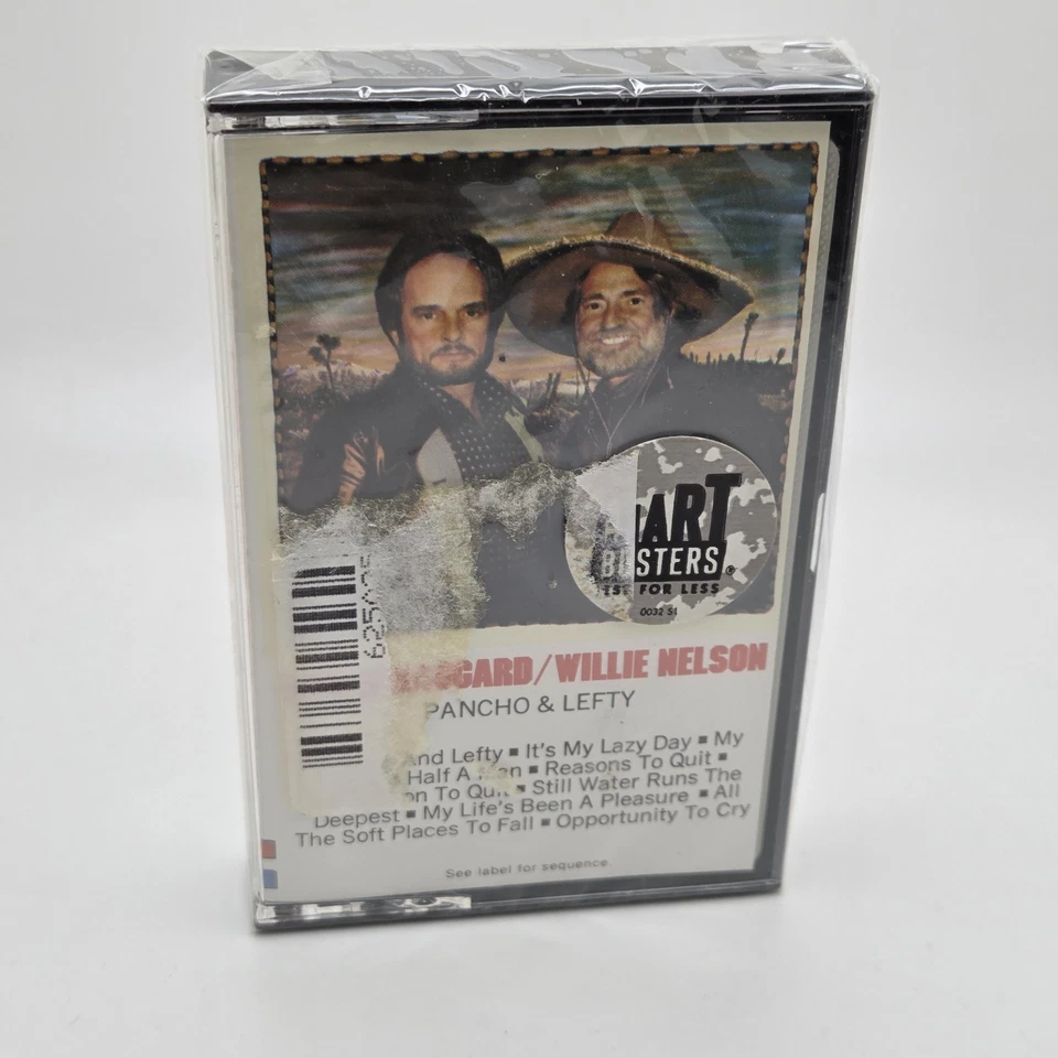 Vintage Merle Haggard Willie Nelson Pancho & Lefty Cassette Sealed - Image 1 of 3