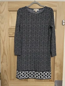 Michael Kors, Long Sleeve Dress Geometric Pattern Size Medium MK Business Casual - Picture 1 of 3