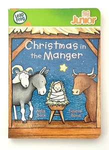Tag Junior Christmas in the Manger Leap Frog Leapreader Board Book - Picture 1 of 1