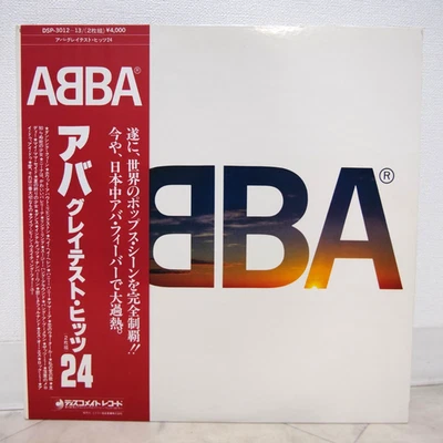 ABBA / GREATEST HITS 24 JAPAN ISSUE DOUBLE LP W/OBI, INSERT - Image 1 of 4