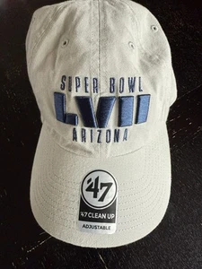 Super Bowl LVIi Arizona 47 Brand Adjustable Hat Kansas City Chiefs NWT NFL - Picture 1 of 2