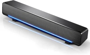 Soundbar per Pc/Laptop,Casse Pc,Altoparlante Da Gioco Con Fantastiche Luci Led,A - Foto 1 di 12