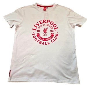 LFC Liverpool Football Club T-Shirt Herren Large weiß/rot Neu mit Etikett - Bild 1 von 10