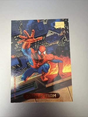 Spider-Man 1994 Fleer Marvel Masterpieces Trading Card #115 Spider-Man - Image 1 of 2