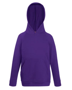 Fruit of the Loom Unisex para Niños Sudadera con Capucha Ligero Sudor Raglán - Imagen 1 de 12