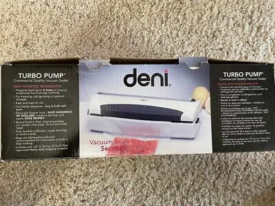 Deni Turbo Pump Commercial Quality Vacuum Sealer- White Color. Model 1931 - Изображение 1 из 3