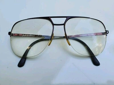 Gafas de sol de piloto de metal rojo Jack Nicklaus Grand Slam 59-15 de colección MARCO.  Foto 1 de 4